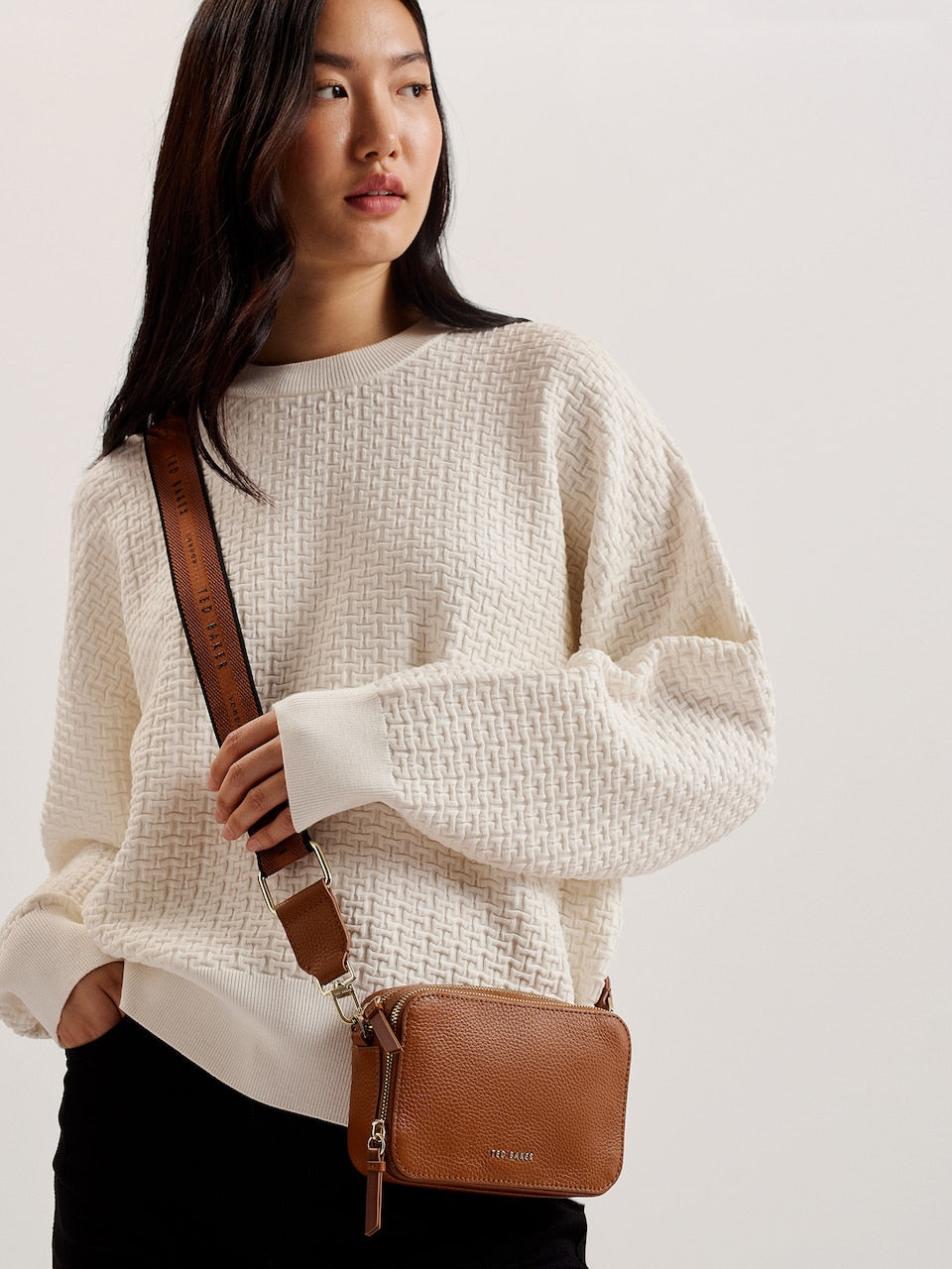 T.E.D B.A.K.E.R Stunna Mini Webbing Crossbody Bag