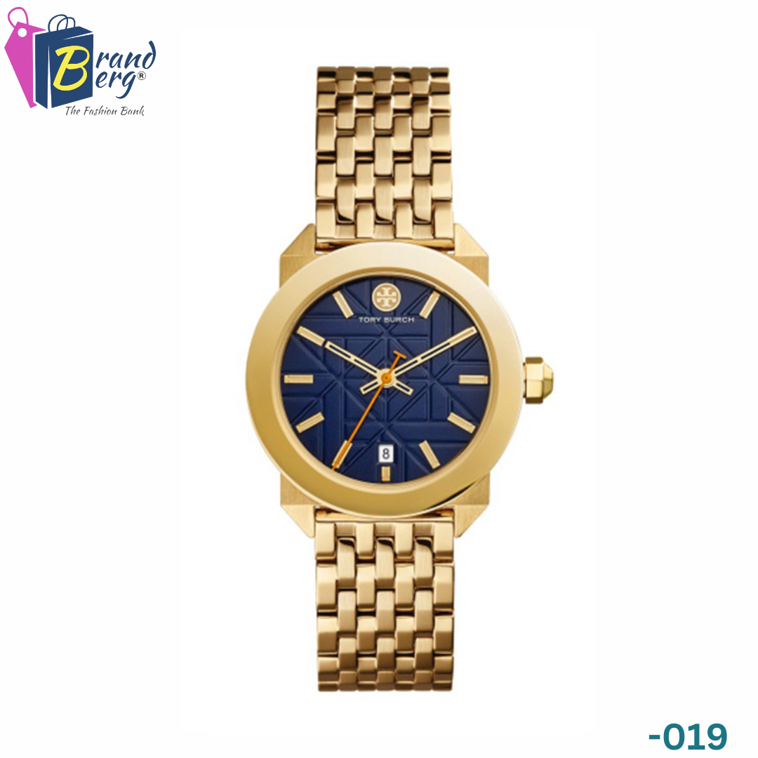 T.O.R.Y B.U.R.C.H Whitney Ladies Watch with Blue Dial