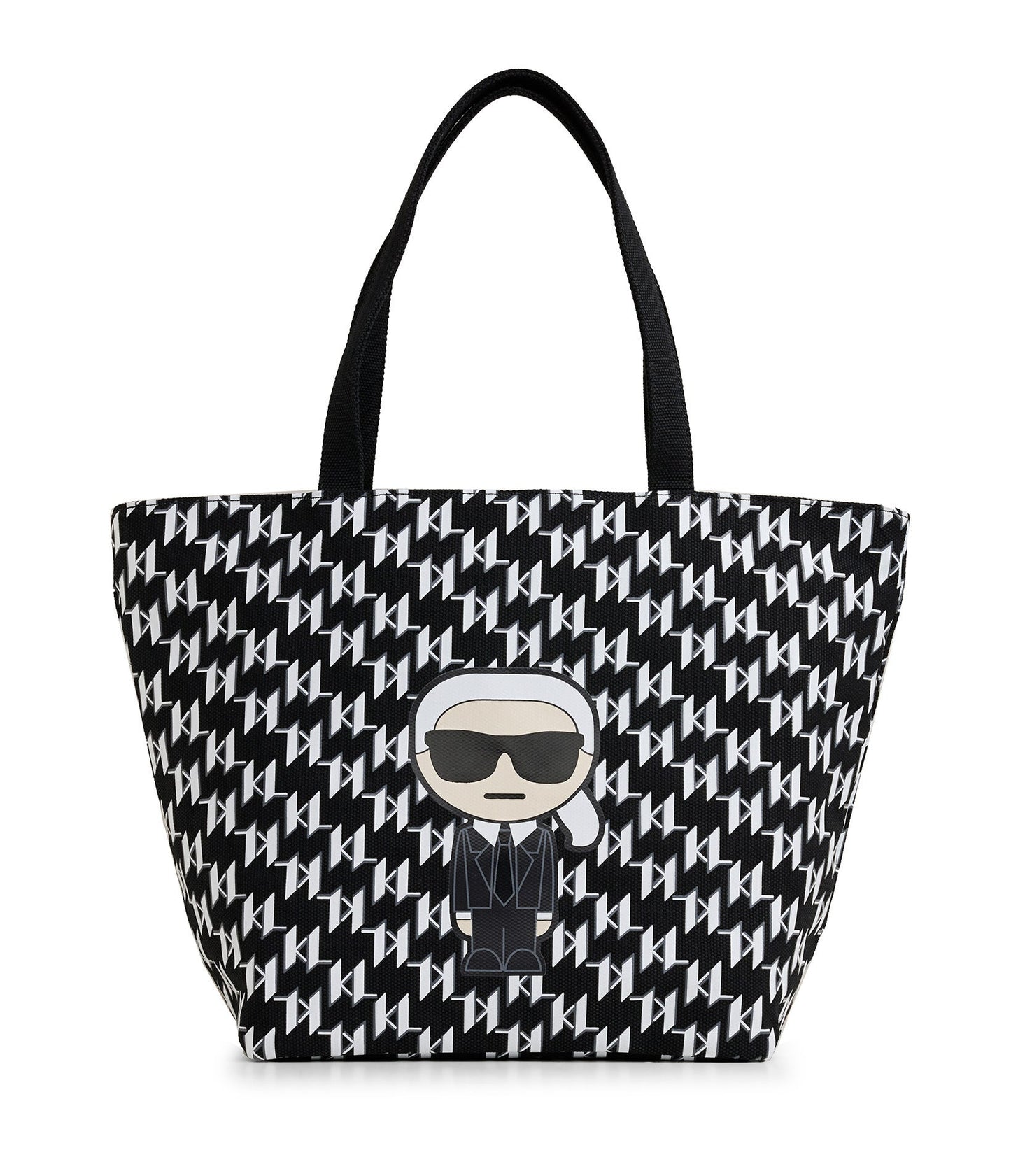 K.A.R.L L.A.G.E.R.F.E.L.D CANNES CANVAS TOTE BAG