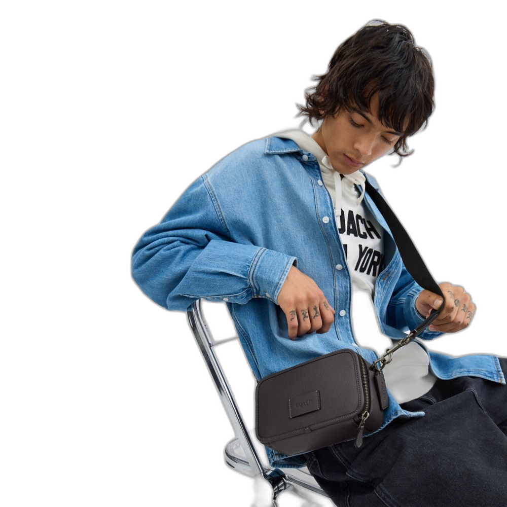 C.O.A.C.H Women's Wyatt Crossbody Gunmetal/Graphite