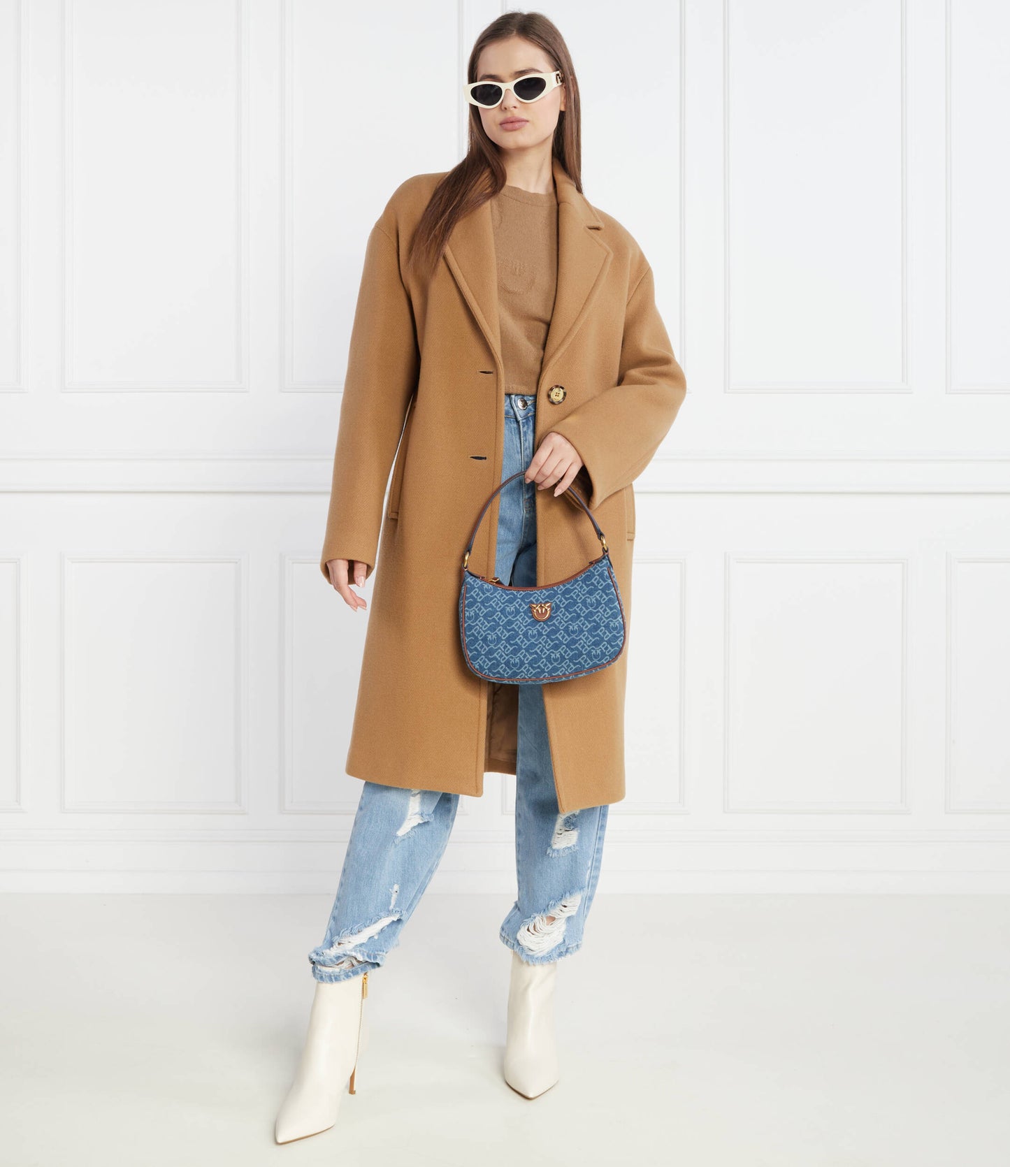 P.I.N.K.O Half Moon Mini Handbag