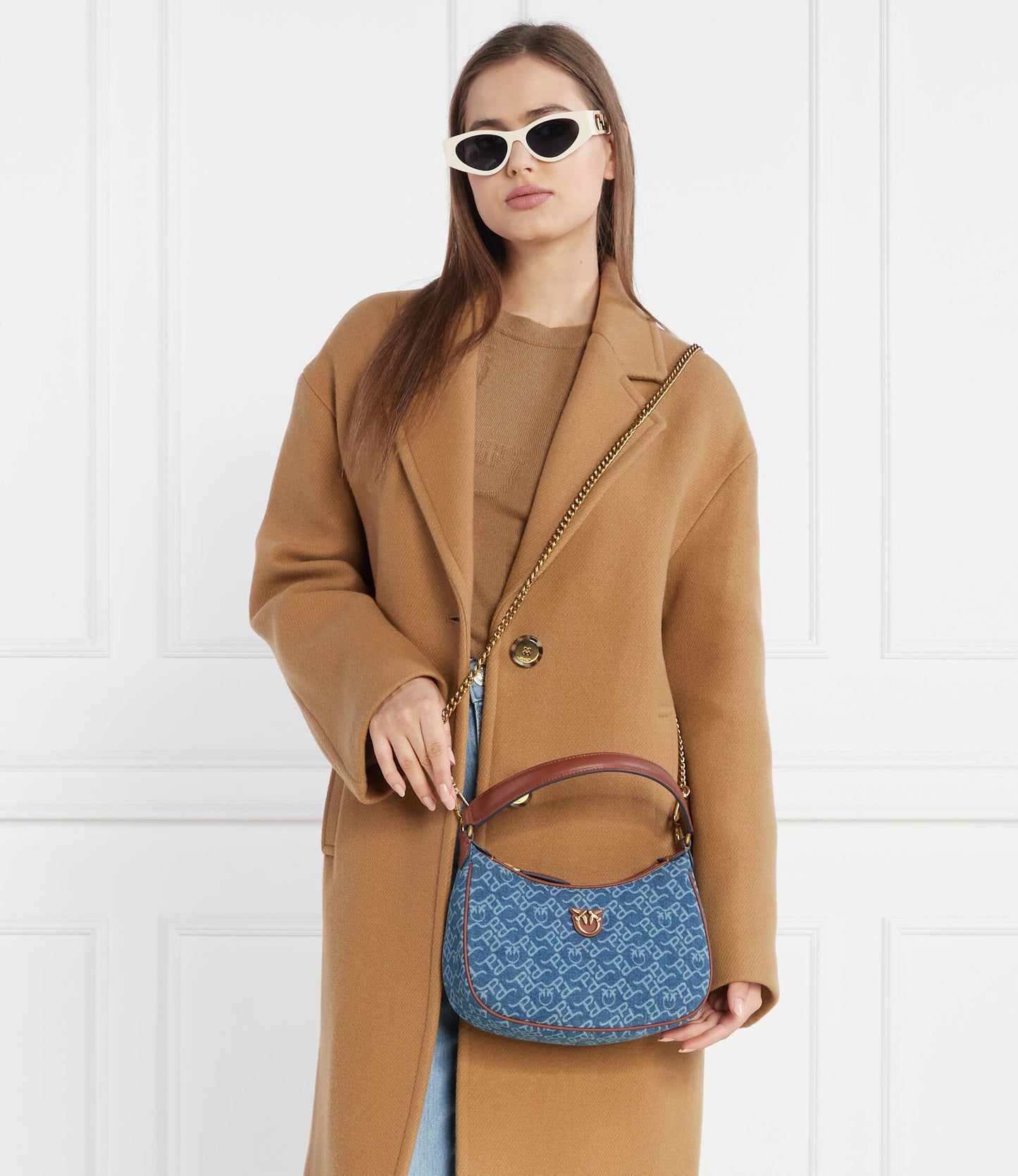 P.I.N.K.O Half Moon Mini Handbag