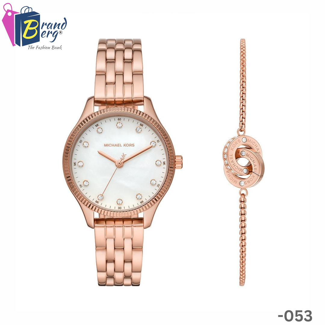 MICHAEL KORS Lexington Gift Set Chronograph Ladies Watch