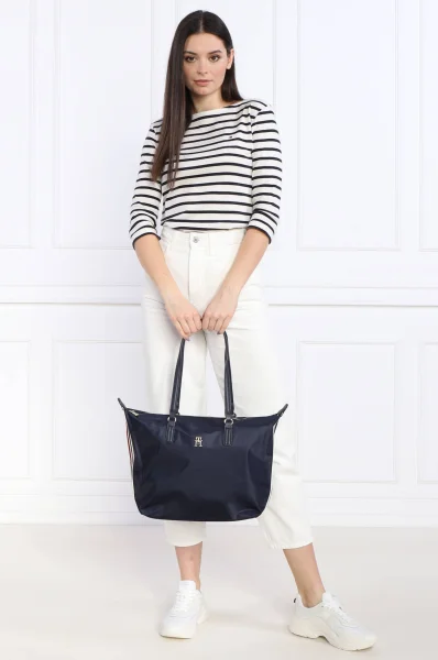 T.O.M.M.Y. H.I.L.F.I.G.E.R. SHOPPER BAG POPPY TOTE CORP