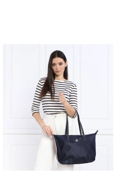 T.O.M.M.Y. H.I.L.F.I.G.E.R. SHOPPER BAG POPPY TOTE CORP