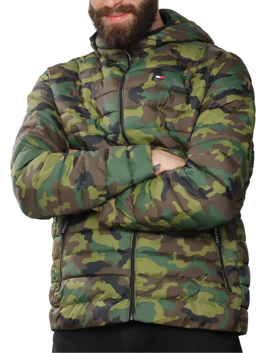 T.o.m.m.y H.i.l.f.i.g.e.r Men Graphic Jacket Camouflage