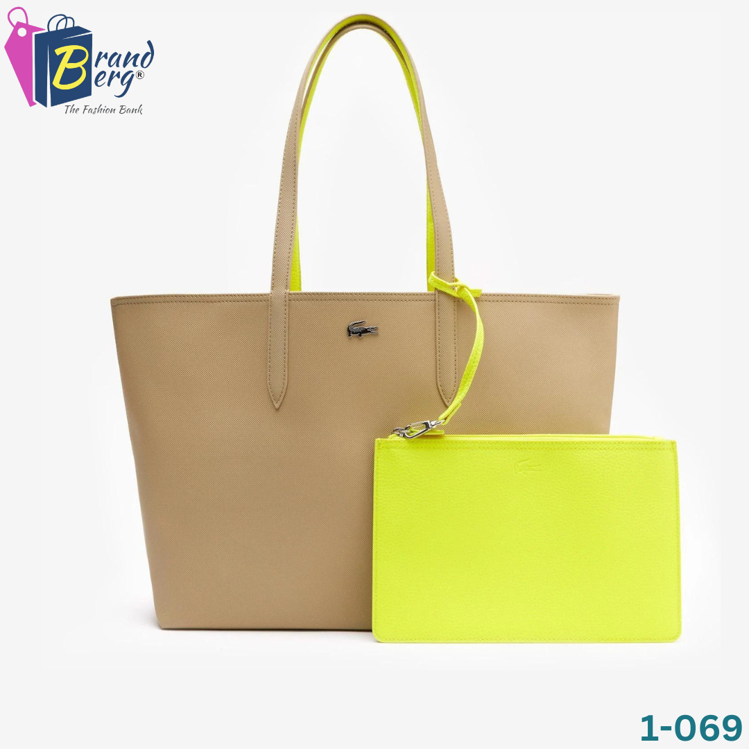 L.A.C.O.S.T.E. Anna Reversible Bicolor Tote Bag