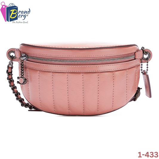 C.O.A.C.H Quilted Chain Belt Bag for Ladies