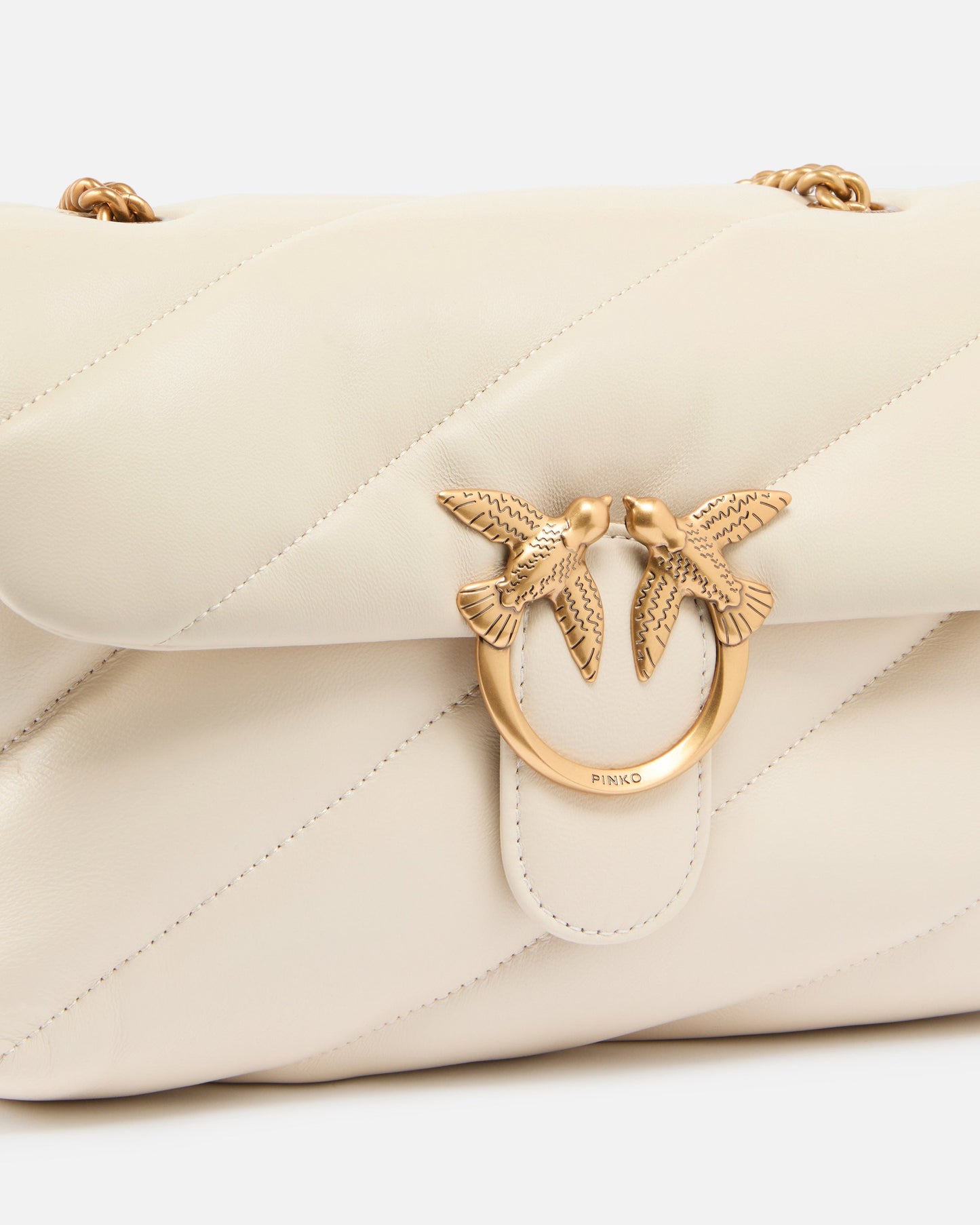 P.I.N.K.O Medium shoulder bag Love Bag Puff Maxi Quilt
