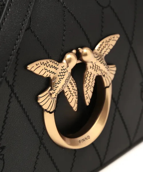 P.I.N.K.O Messenger bag LOVE CLICK MINI WAVE LOGO CL