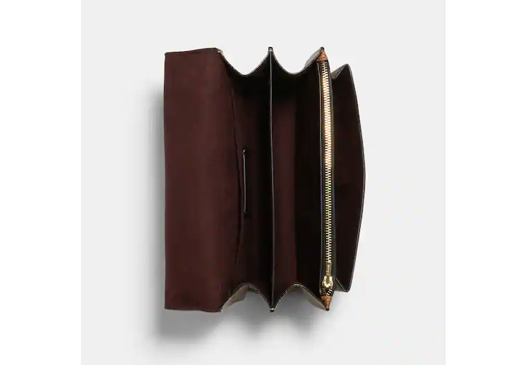 C.O.A.C.H. Klare Crossbody In Blocked Signature Canvas