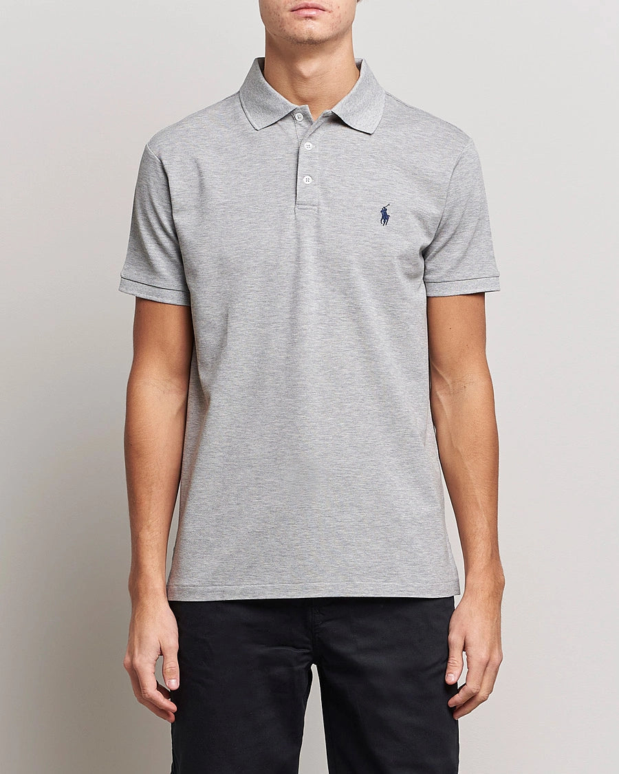P.o.L-O. R.A.L.P.H. L.A.U.R.E.N. Mesh Polo Shirt Custom Slim Fit Newport