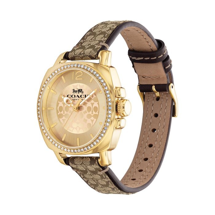 C.O.A.C.H Boyfriend Crystal Women's Watch