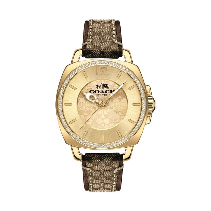 C.O.A.C.H Boyfriend Crystal Women's Watch