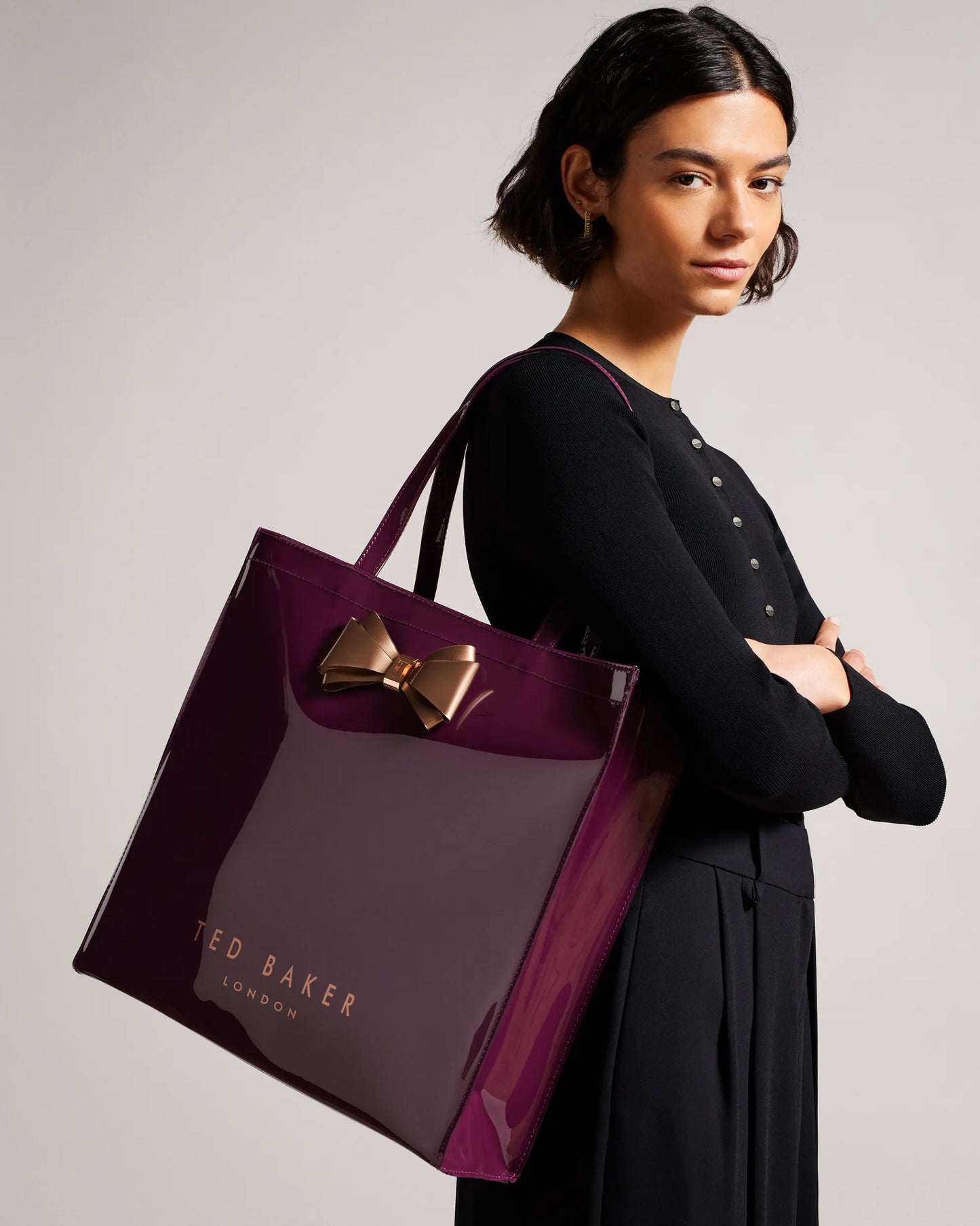 TED BAKER Alacon Plain Bow Large Icon Bag