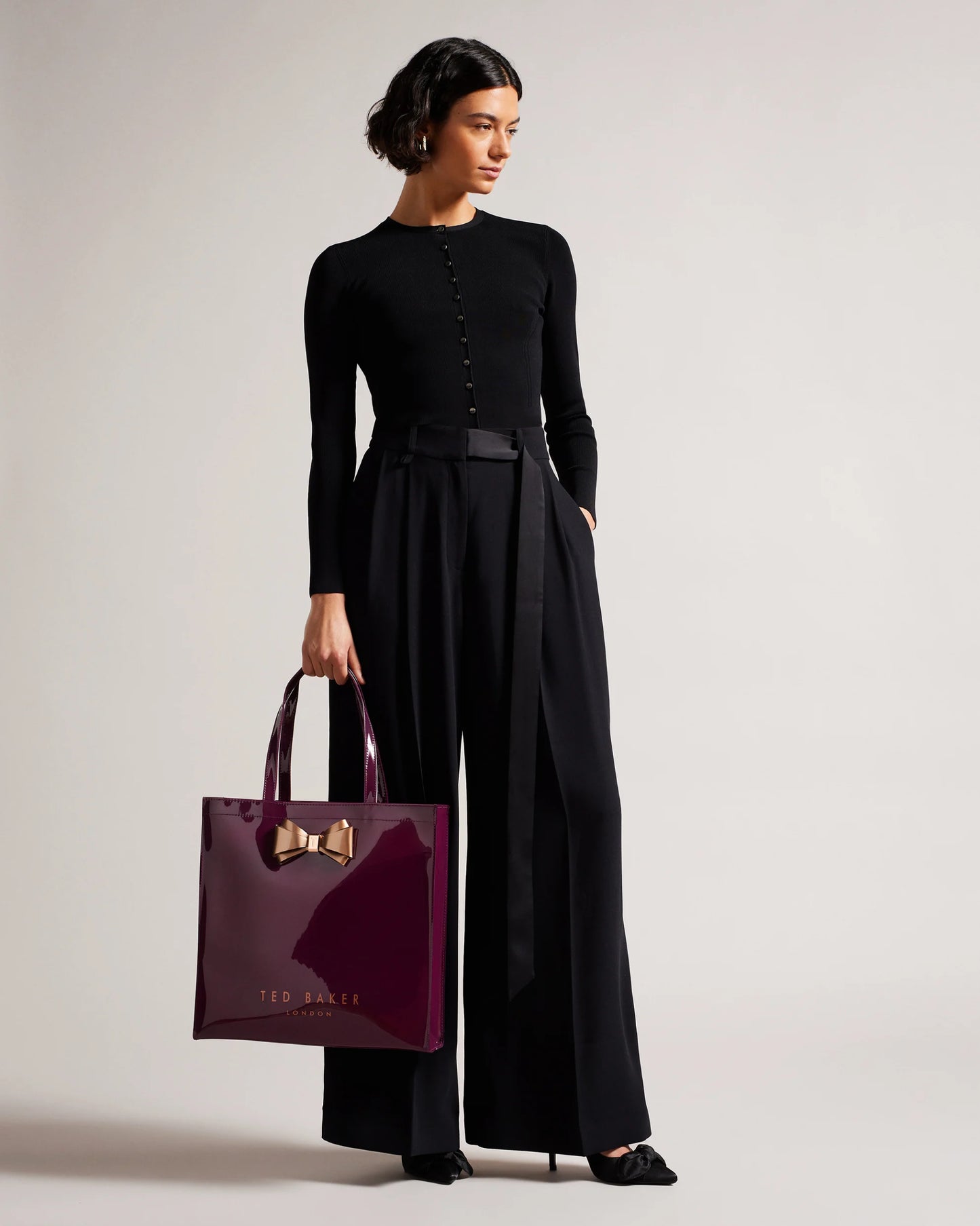 TED BAKER Alacon Plain Bow Large Icon Bag