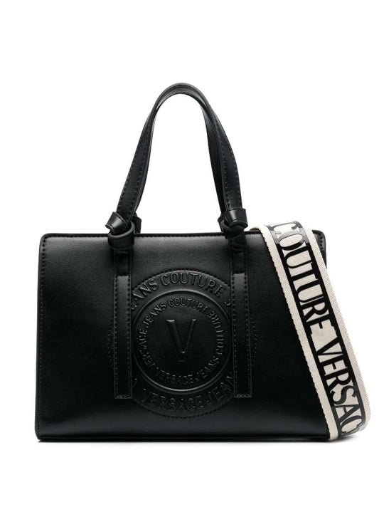 V.E.R.S.A.C.E. J.E.A.N.S. Couture logo-debossed tote bag