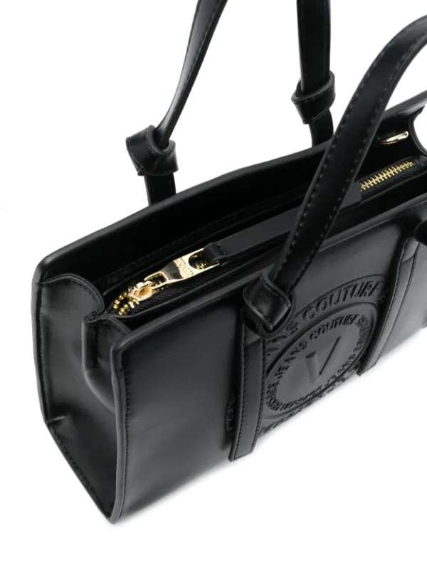 V.E.R.S.A.C.E. J.E.A.N.S. Couture logo-debossed tote bag