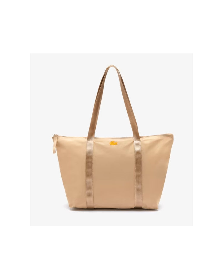 L.A.C.O.S.T.E. SHOULDER ZIPPER HANDBAG