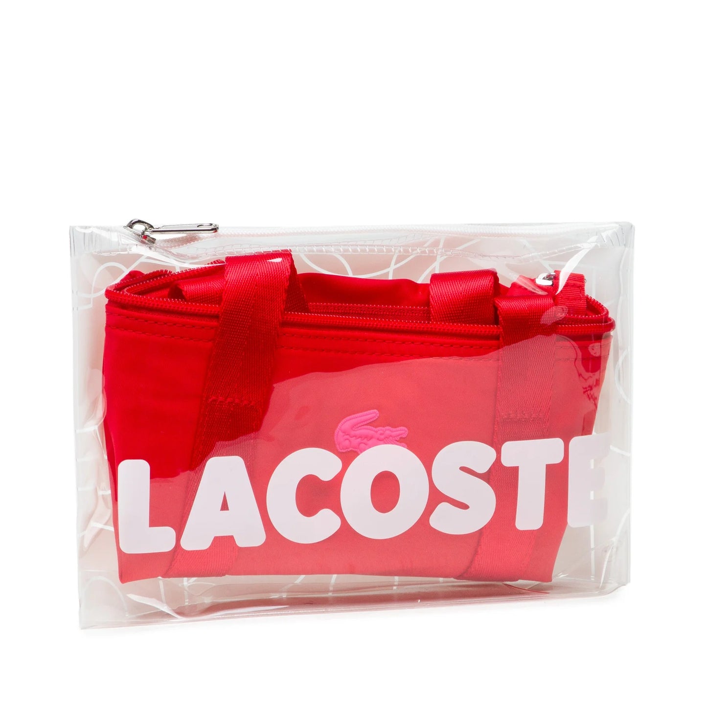 L.A.C.O.S.T.E. SHOULDER ZIPPER HANDBAG