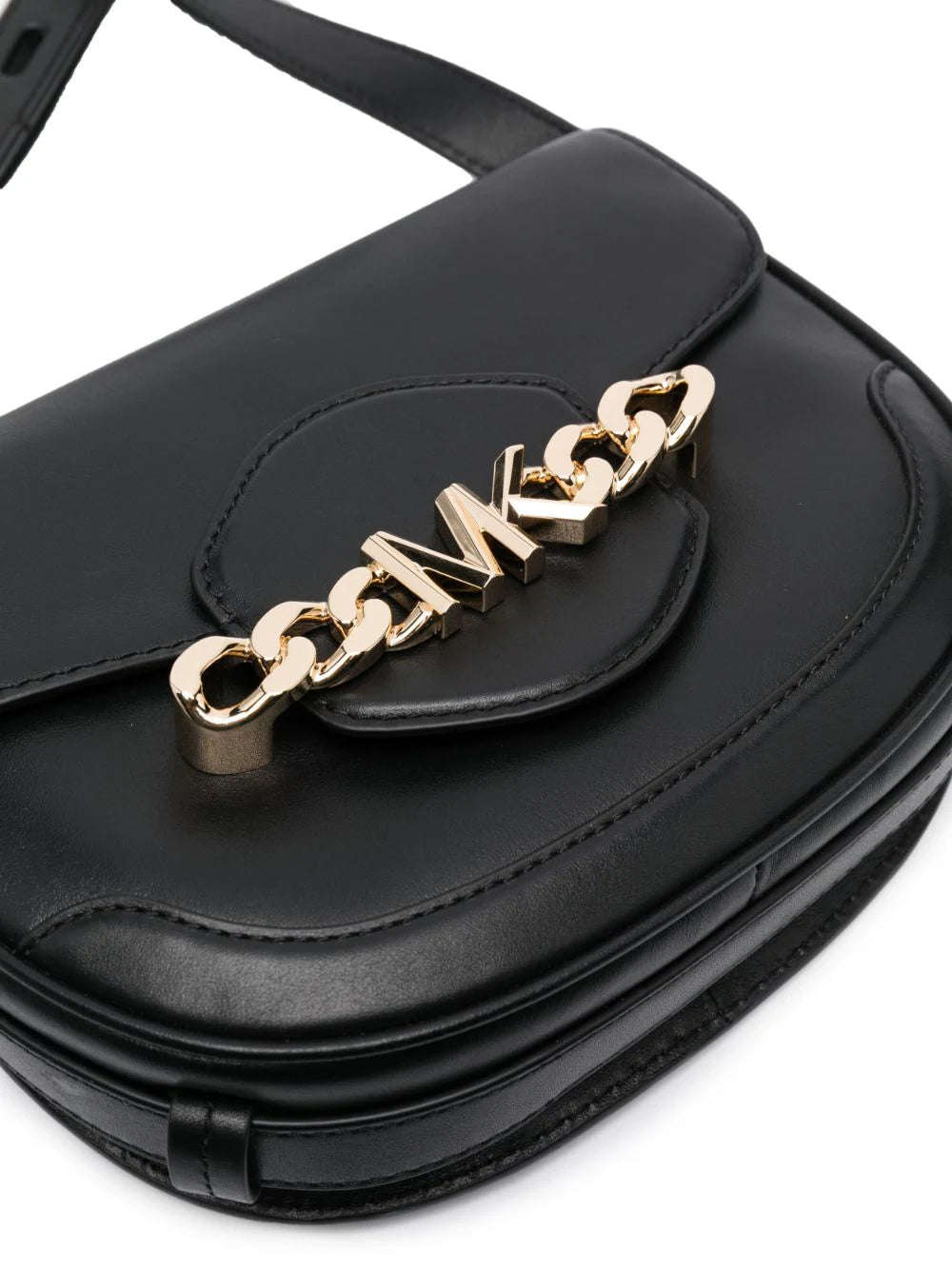 M.I.C.H.A.E.L. K.O.R.S. logo-chain leather crossbody bag