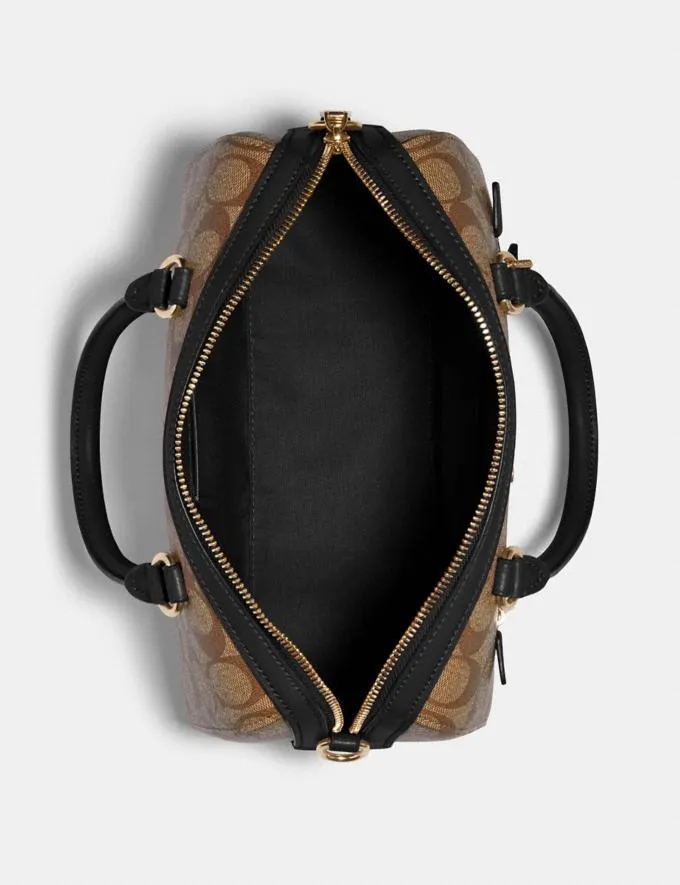 C.O.A.C.H Rowan Satchel In Signature Canvas