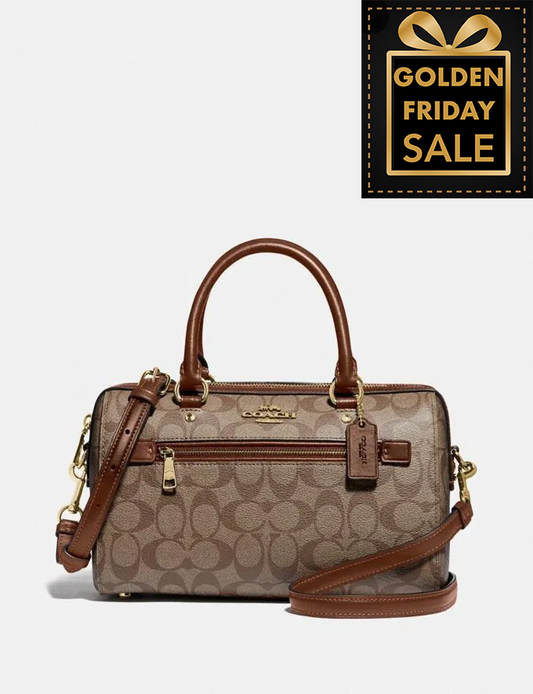 C.O.A.C.H Rowan Satchel In Signature Canvas