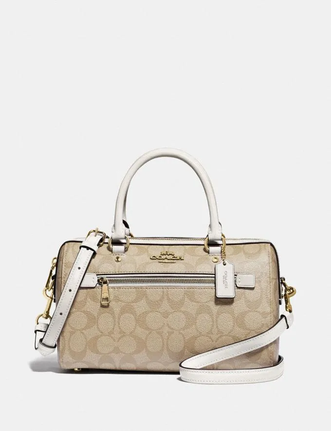 C.O.A.C.H Rowan Satchel In Signature Canvas