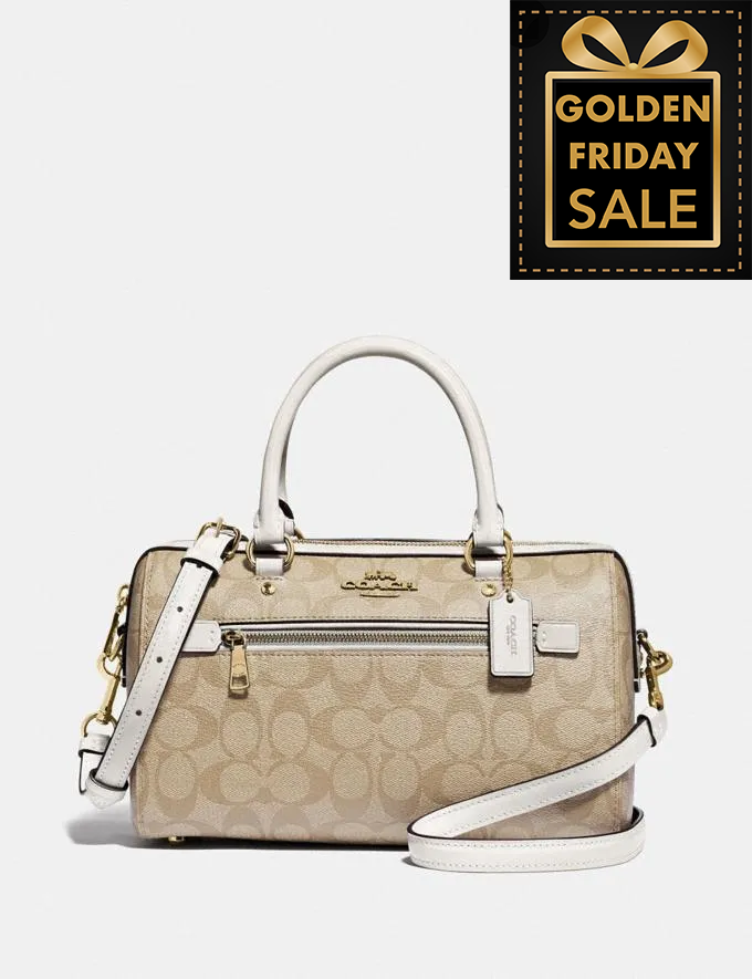 C.O.A.C.H Rowan Satchel In Signature Canvas