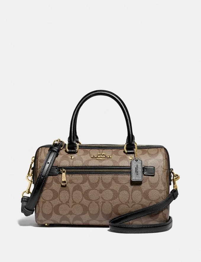 C.O.A.C.H Rowan Satchel In Signature Canvas