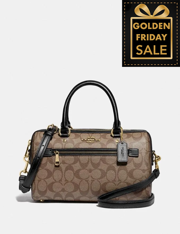 C.O.A.C.H Rowan Satchel In Signature Canvas