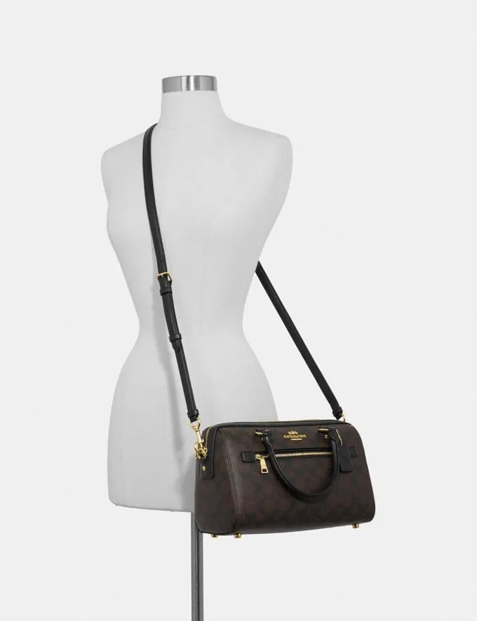 C.O.A.C.H Rowan Satchel In Signature Canvas