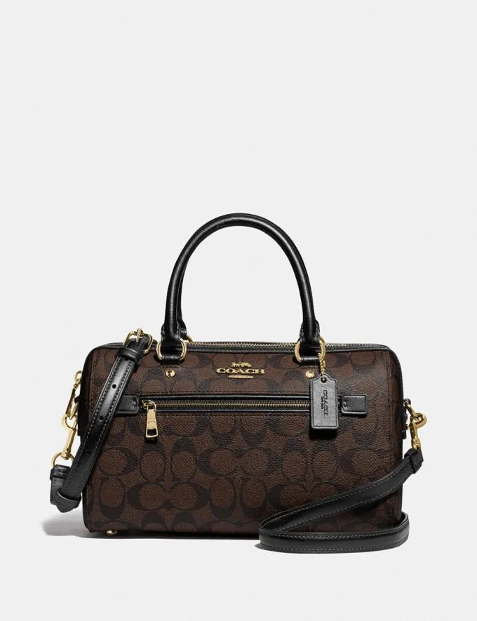 C.O.A.C.H Rowan Satchel In Signature Canvas