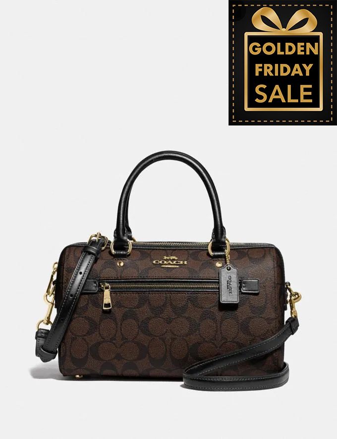 C.O.A.C.H Rowan Satchel In Signature Canvas