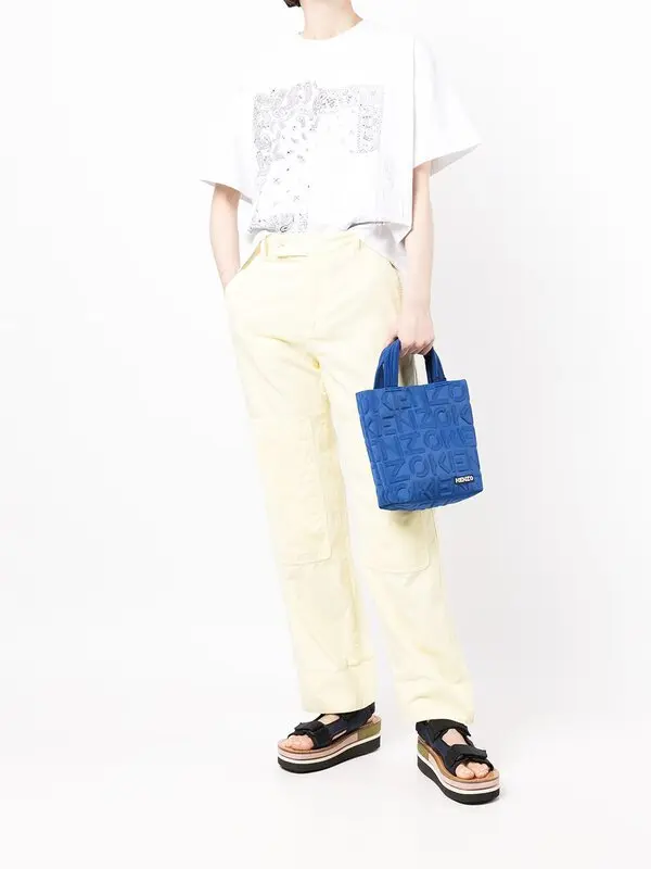 K.E.N.Z.O Logo-Patch Tote Bag