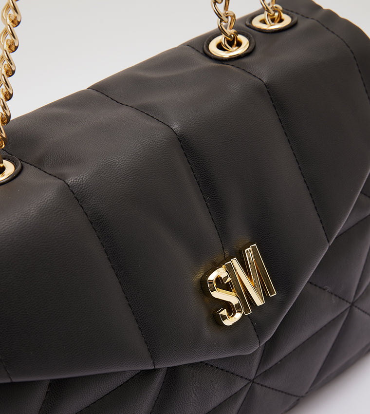 S.T.E.V.E M.A.D.D.E.N Bcoleman Quilted Chain Accent Crossbody Bag