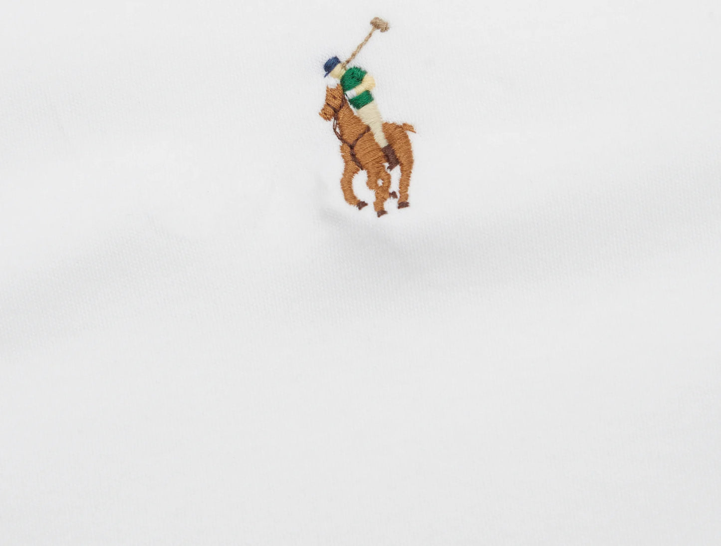 P.o.L-O. R.A.L.P.H. L.A.U.R.E.N. Cotton Polo Shirt White (Classic Fit)