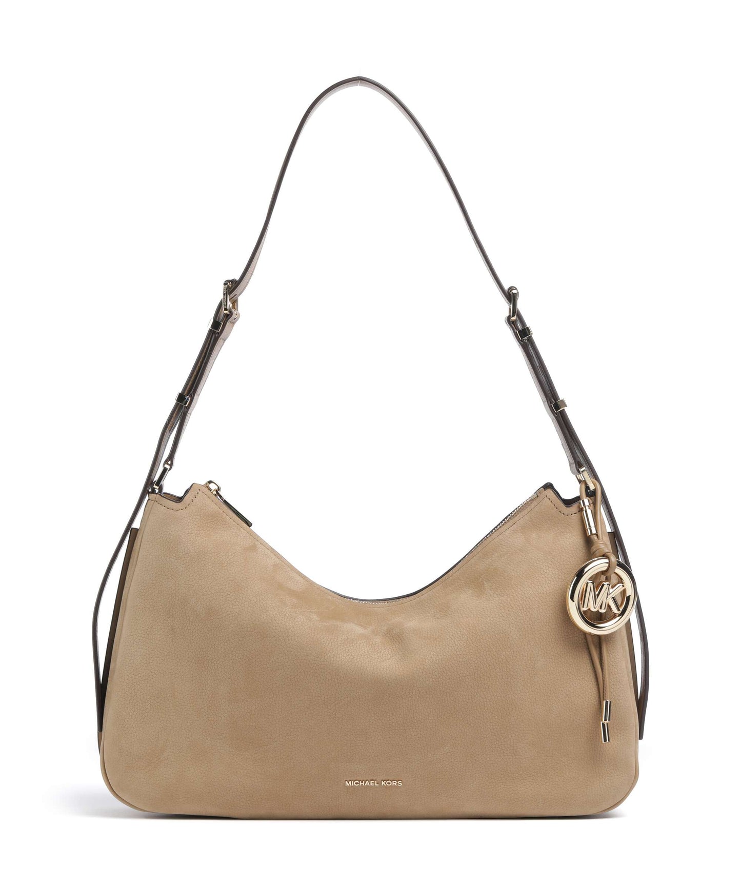 M.I.C.H.A.E.L K.O.R.S  Nolita Medium Hobo bag nubuck cow leather husk