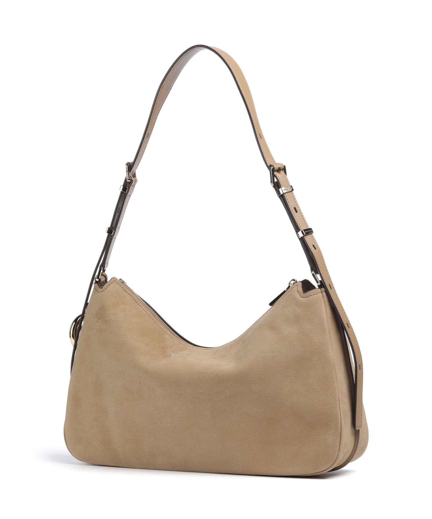 M.I.C.H.A.E.L K.O.R.S  Nolita Medium Hobo bag nubuck cow leather husk