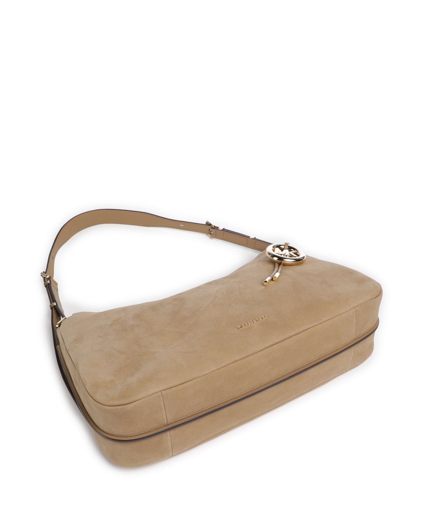 M.I.C.H.A.E.L K.O.R.S  Nolita Medium Hobo bag nubuck cow leather husk