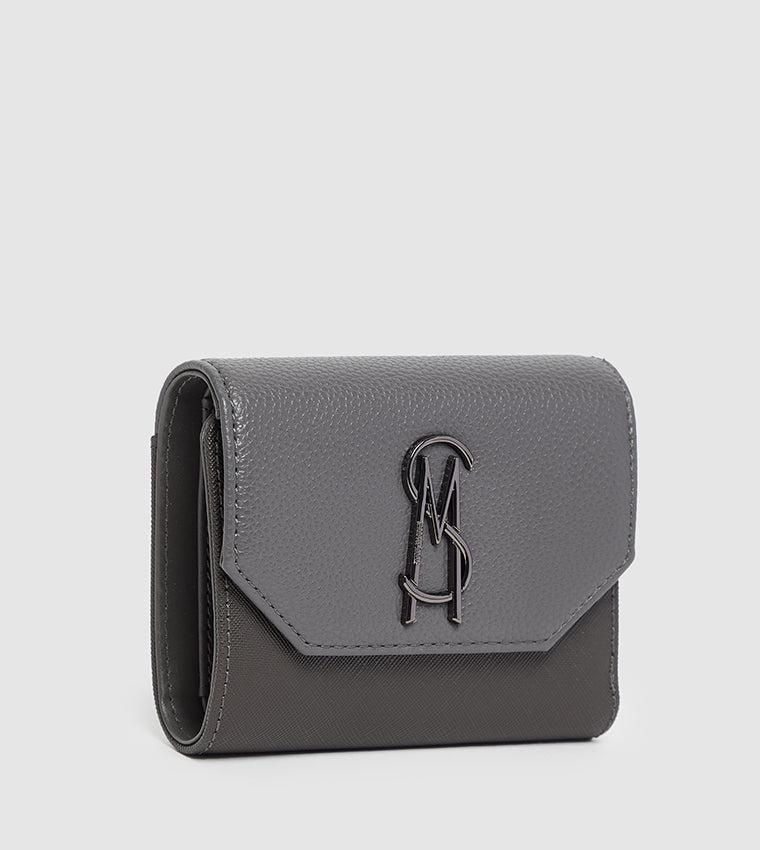 S.T.E.V.E M.A.D.D.E.N BTABI Textured Logo Detail Wallet