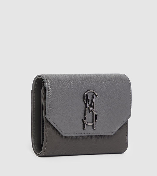 S.T.E.V.E M.A.D.D.E.N BTABI Textured Logo Detail Wallet