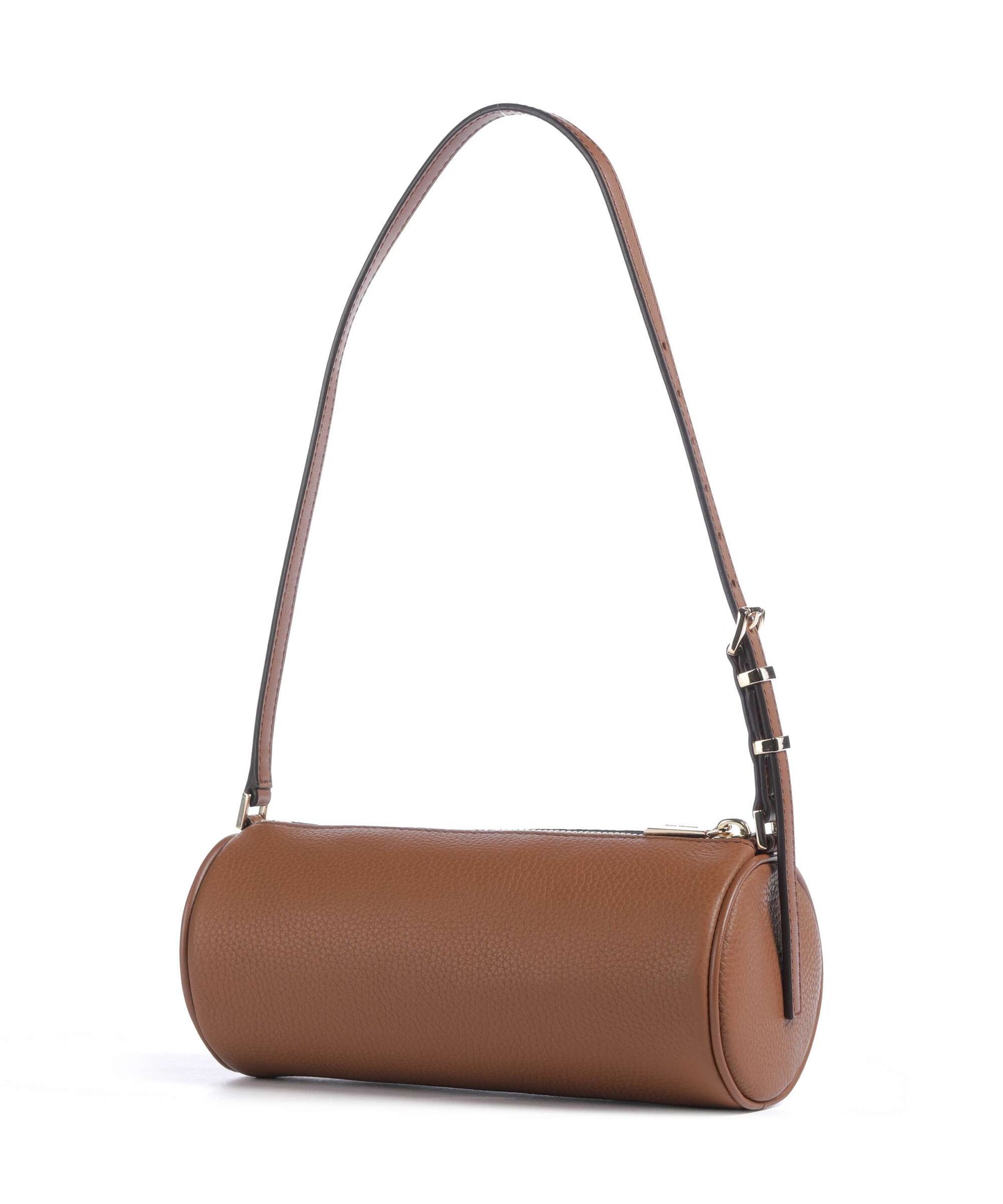 M.I.C.H.A.E.L K.O.R.S Small Cylindrical Izzy Pouch in Grained Leather
