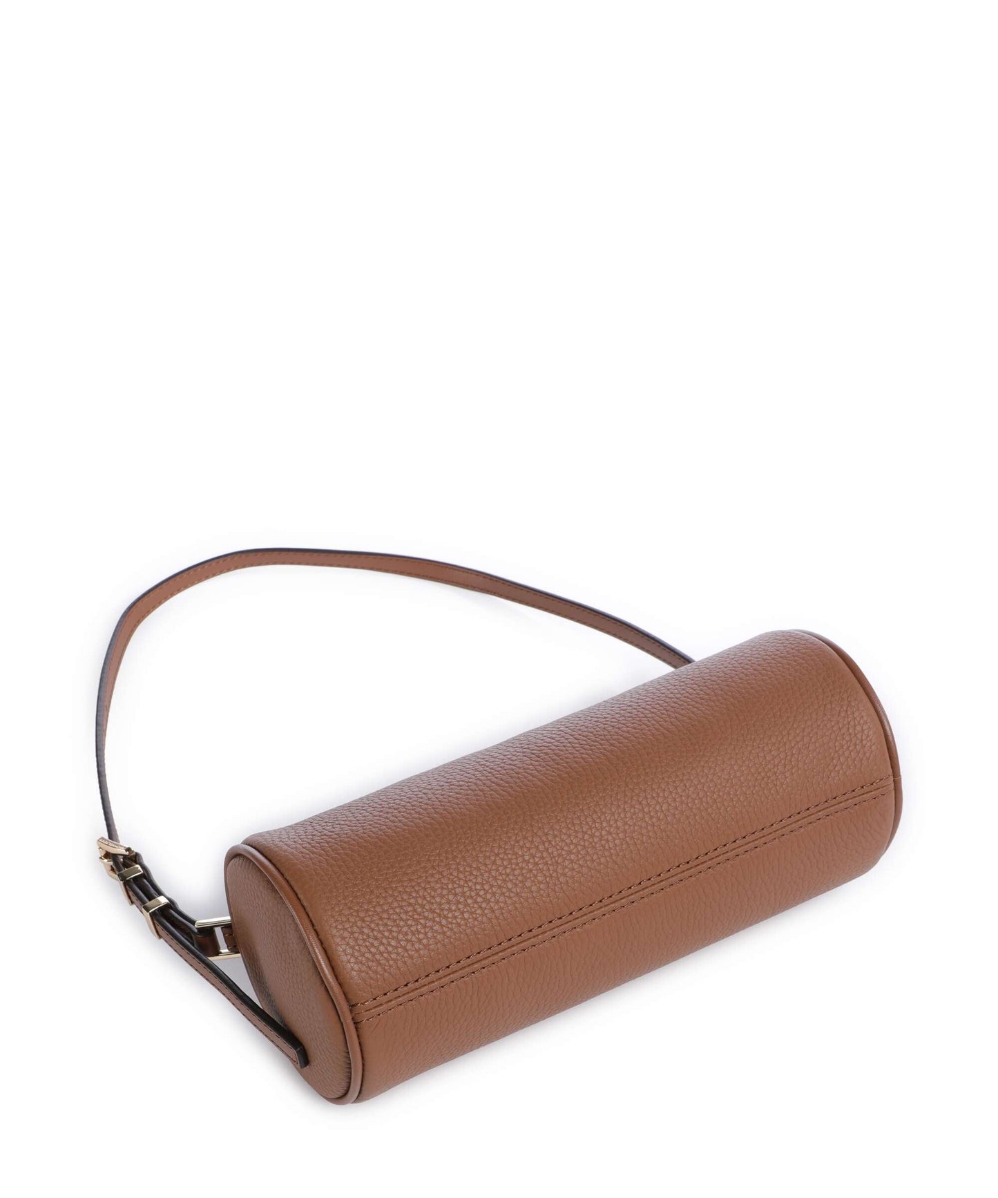 M.I.C.H.A.E.L K.O.R.S Small Cylindrical Izzy Pouch in Grained Leather