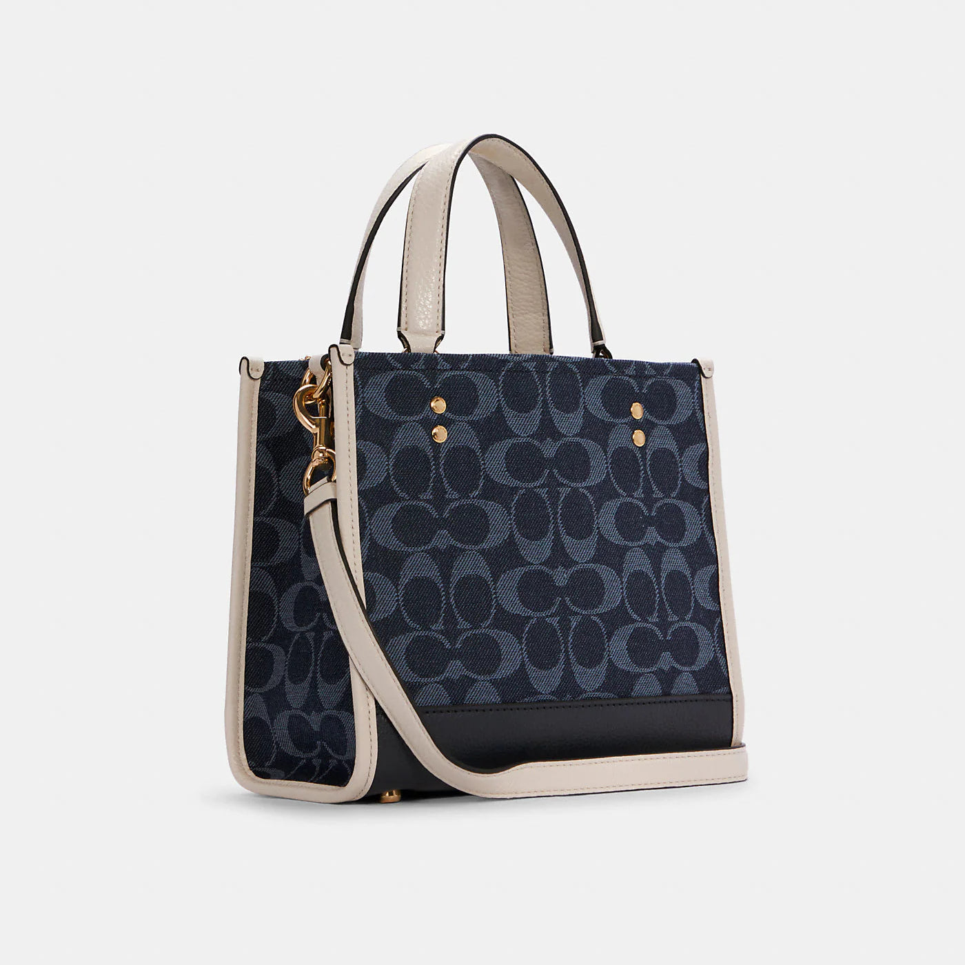 C.O.A.C.H Dempsey Tote 22 In Signature Jacquard With Coach Patch