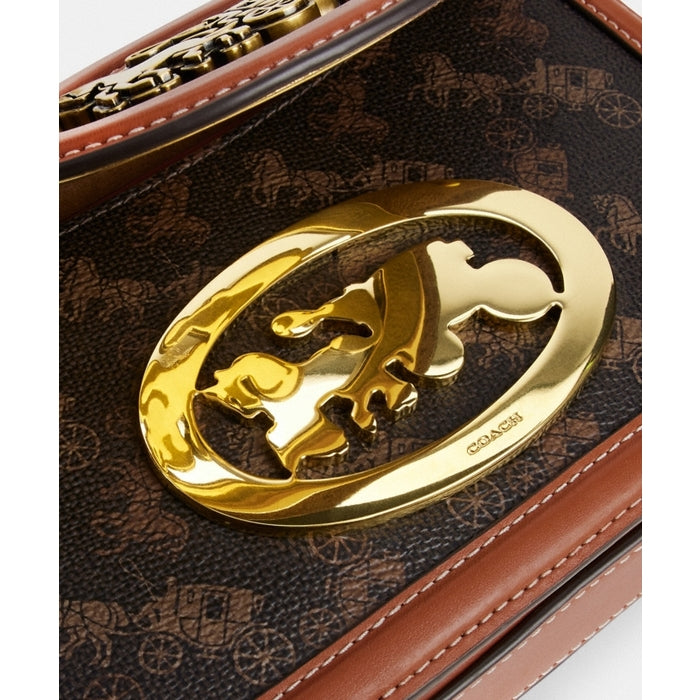 C.O.A.C.H Hero Shoulder Bag With Horse And Carriage Print
