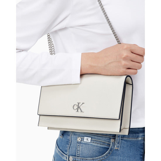 C.A.L.V.I.N K.L.E.I.N  Small Flap Chain Crossbody Bag