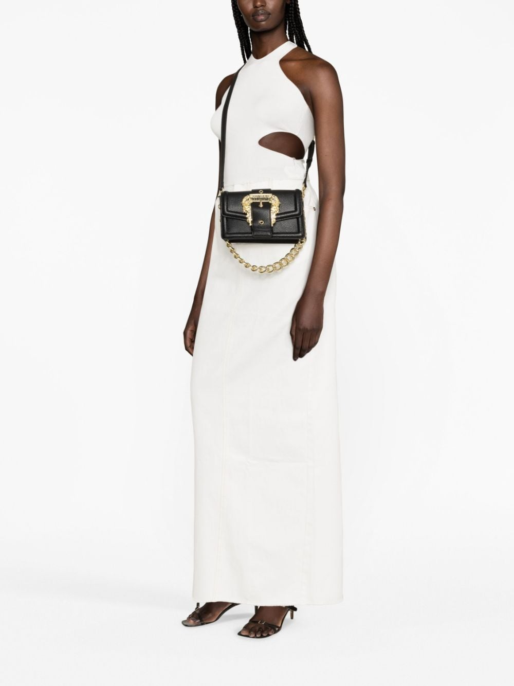 V.E.R.S.A.C.E. J.E.A.N.S. C.O.U.T.U.R.E. Baroque buckle shoulder bag