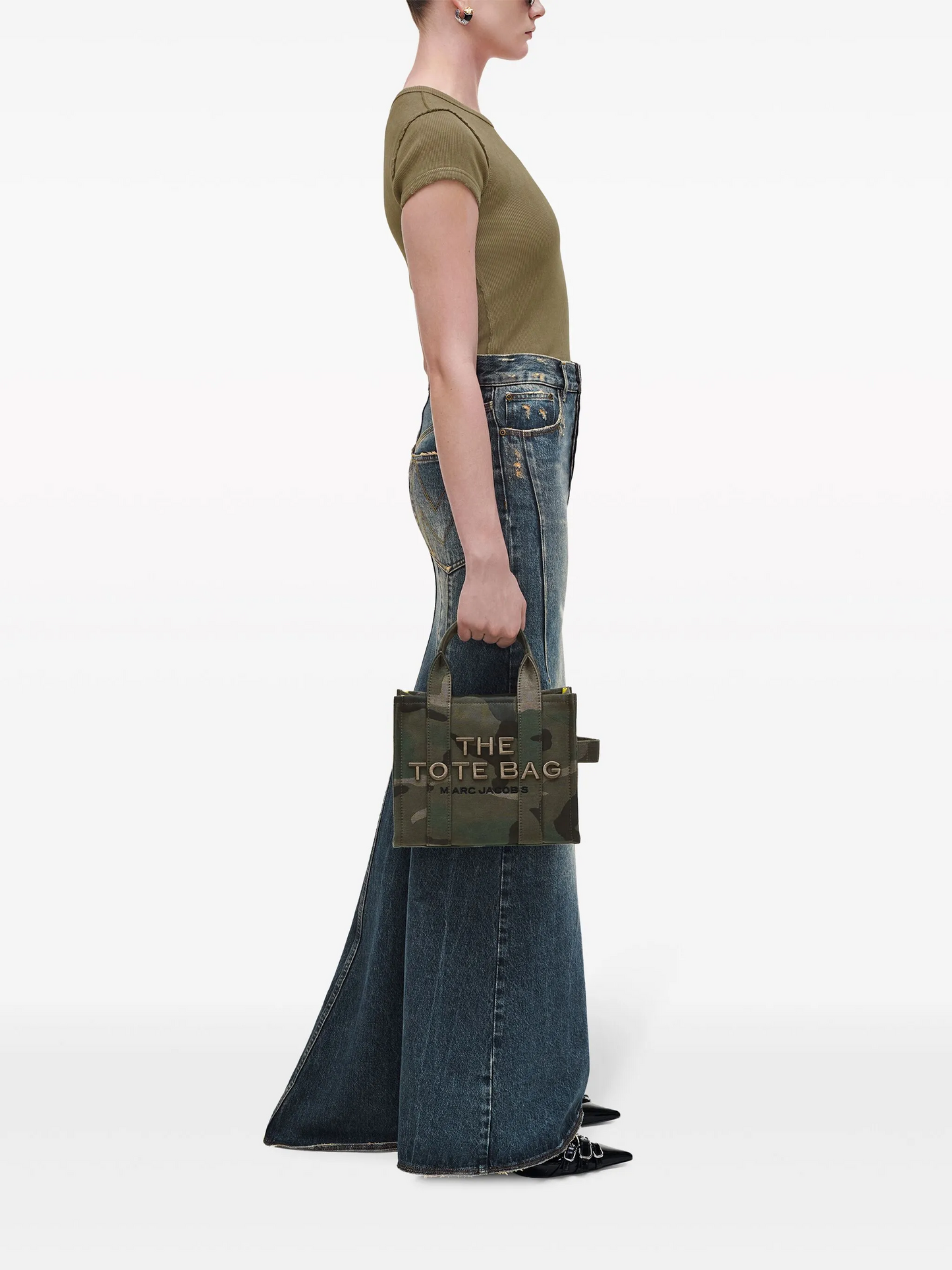 M.A.R.C J.A.C.O.B.S The Small Camo Jacquard Tote bag