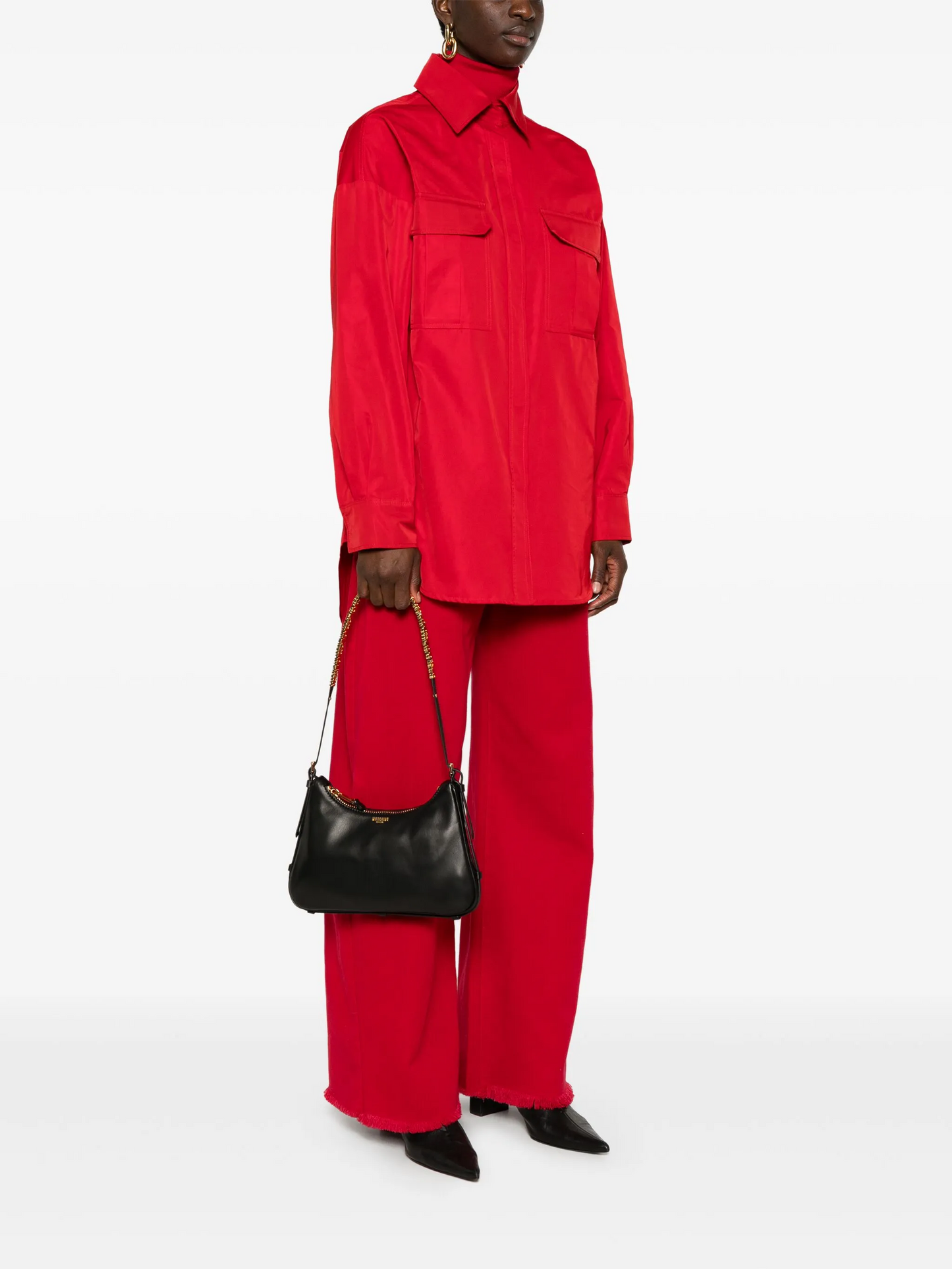 M.O.S.C.H.I.N.O Logo-Plaque Shoulder Bag